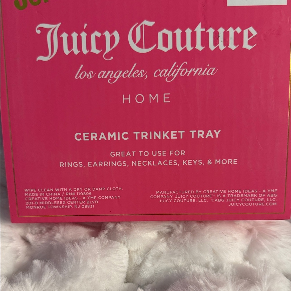 Juicy Couture Pink and Blue Trinket Tray - Picture 2 of 3